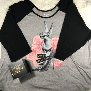 Lane Bryant Quarter Sleeve With Design🌹